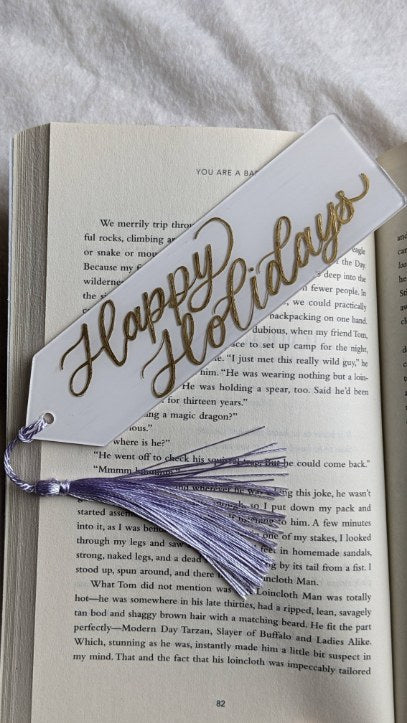 Acrylic Bookmark | Stocking Tag | Gift Tag (Medium)