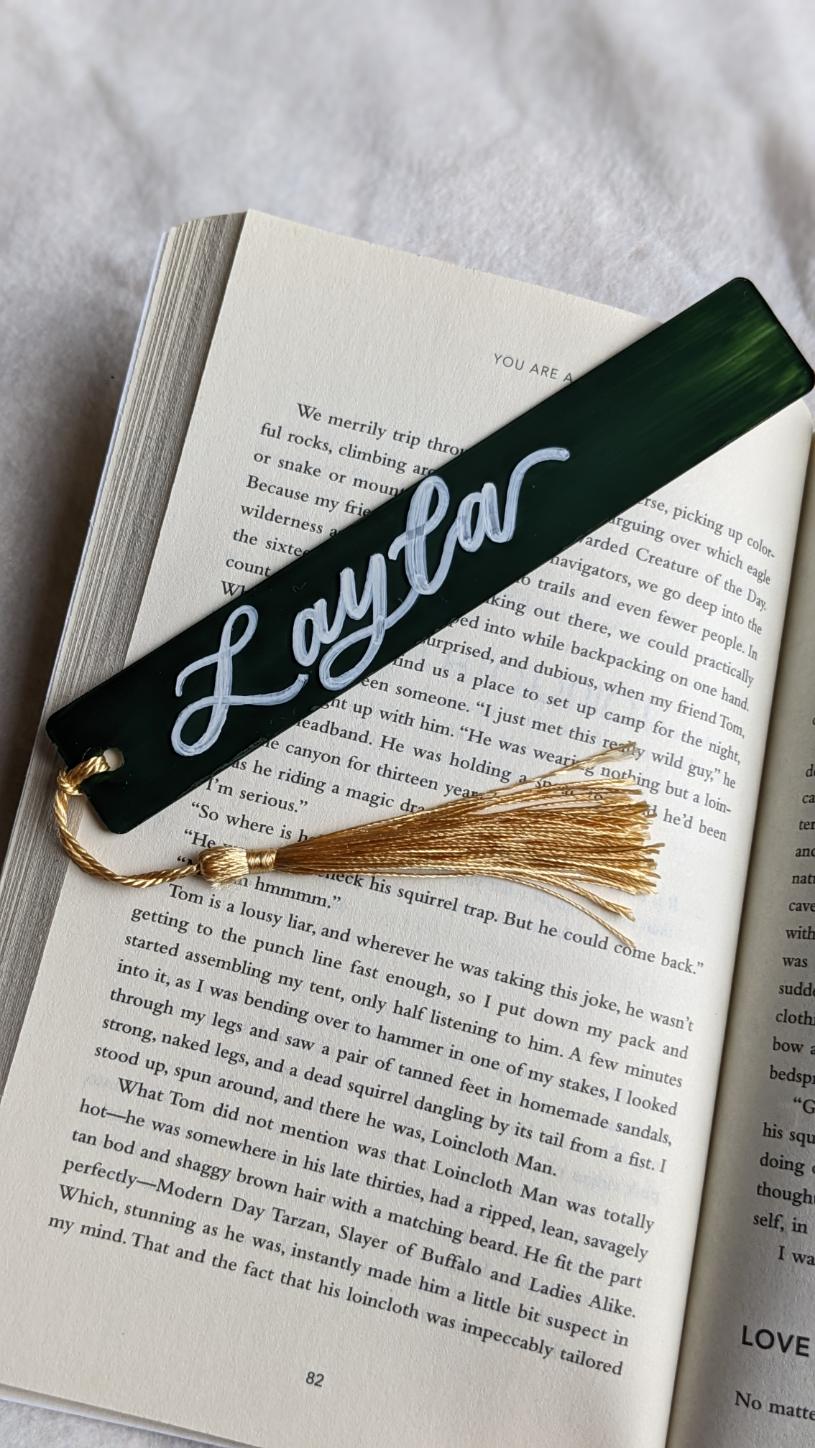 Acrylic Bookmark | Stocking Tag | Gift Tag (Small)