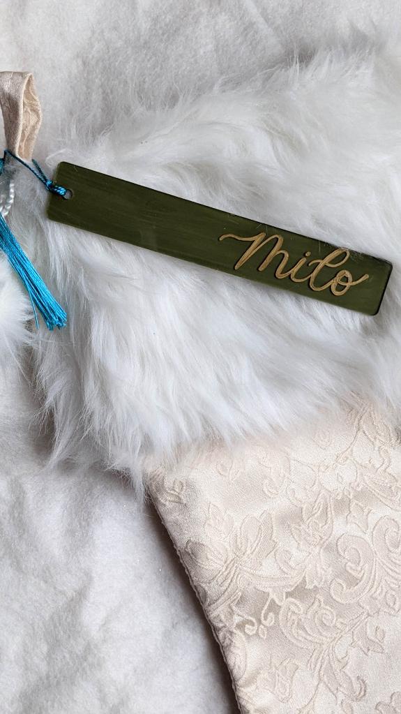 Acrylic Bookmark | Stocking Tag | Gift Tag (Small)