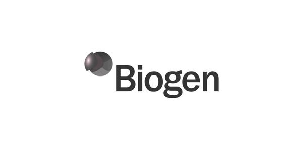 Biogen logo representing a corporate event and brand partnership at The Bellevue in Philadelphia, Pennsylvania.