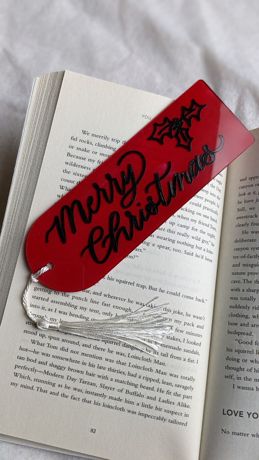 Acrylic Bookmark | Stocking Tag | Gift Tag (Large)